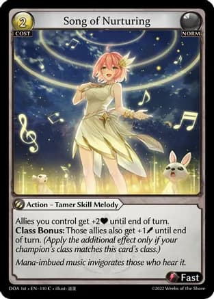 Song of Nurturing — Dawn of Ashes 1st Edition