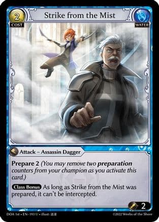 Strike from the Mist — Dawn of Ashes 1st Edition