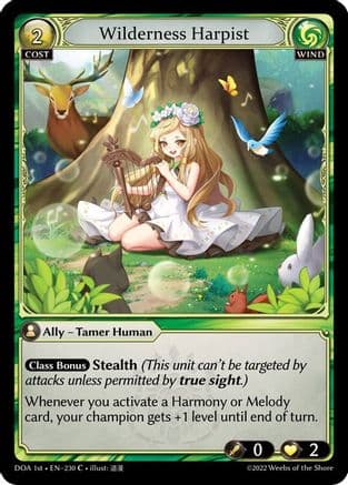 Wilderness Harpist — Dawn of Ashes 1st Edition