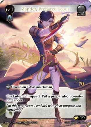 Zander, Prepared Scout (CUR) — Dawn of Ashes 1st Edition