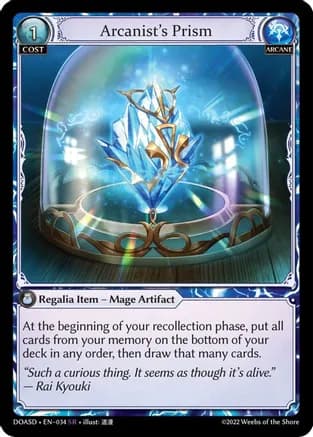 Arcanist's Prism — Dawn of Ashes Starter Decks