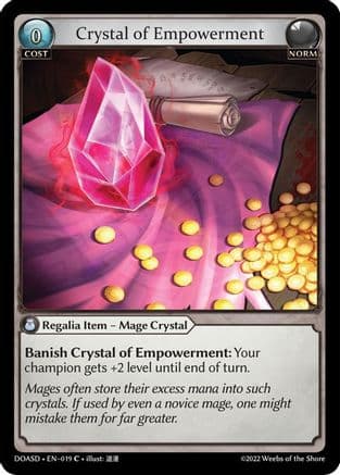 Crystal of Empowerment — Dawn of Ashes Starter Decks