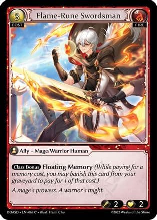Flame-Rune Swordsman — Dawn of Ashes Starter Decks