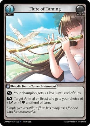 Flute of Taming — Dawn of Ashes Starter Decks