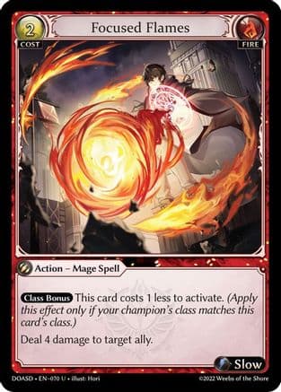 Focused Flames — Dawn of Ashes Starter Decks