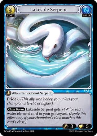 Lakeside Serpent — Dawn of Ashes Starter Decks