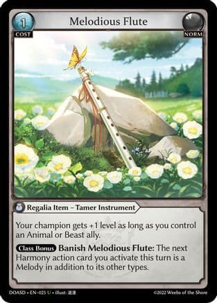 Melodious Flute — Dawn of Ashes Starter Decks