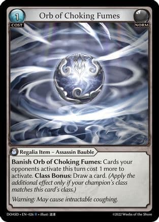 Orb of Choking Fumes — Dawn of Ashes Starter Decks