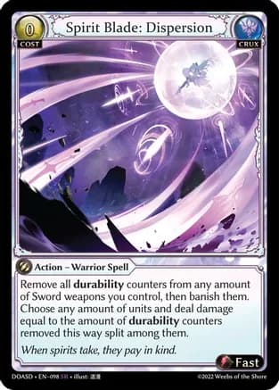 Spirit Blade: Dispersion — Dawn of Ashes Starter Decks