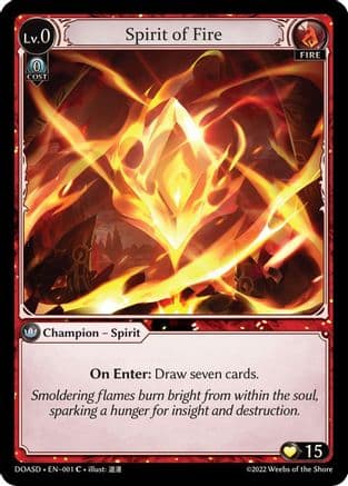 Spirit of Fire — Dawn of Ashes Starter Decks