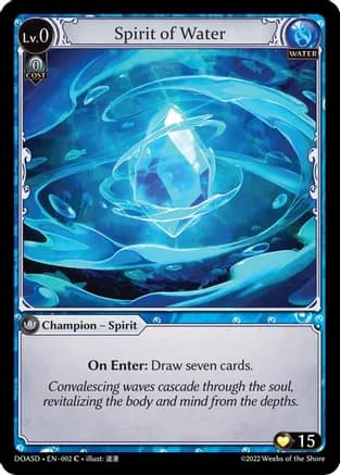 Spirit of Water — Dawn of Ashes Starter Decks