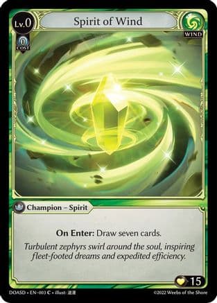 Spirit of Wind — Dawn of Ashes Starter Decks