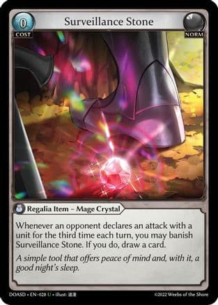 Surveillance Stone — Dawn of Ashes Starter Decks