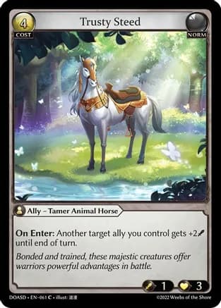 Trusty Steed — Dawn of Ashes Starter Decks