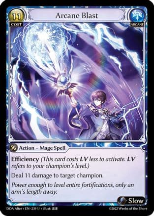 Arcane Blast — Dawn of Ashes Alter Edition