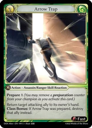 Arrow Trap — Dawn of Ashes Alter Edition