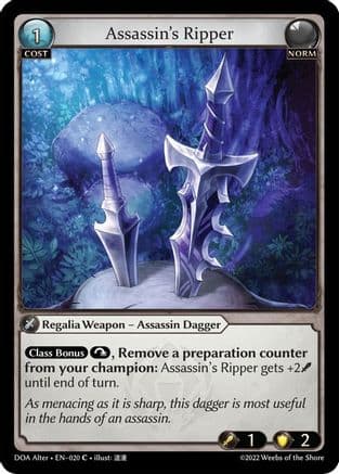 Assassin's Ripper — Dawn of Ashes Alter Edition