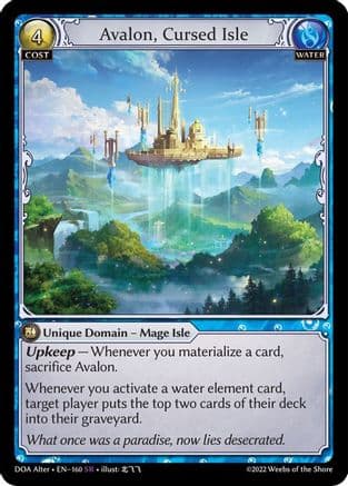 Avalon, Cursed Isle — Dawn of Ashes Alter Edition