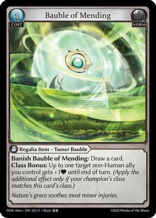 Bauble of Mending — Dawn of Ashes Alter Edition