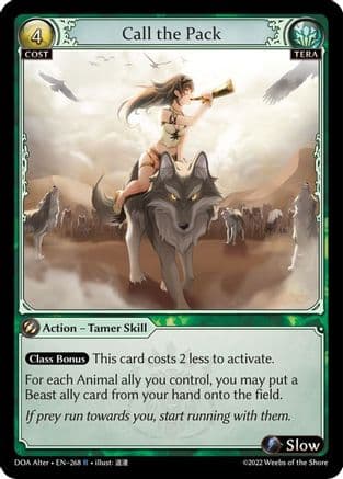 Call the Pack — Dawn of Ashes Alter Edition