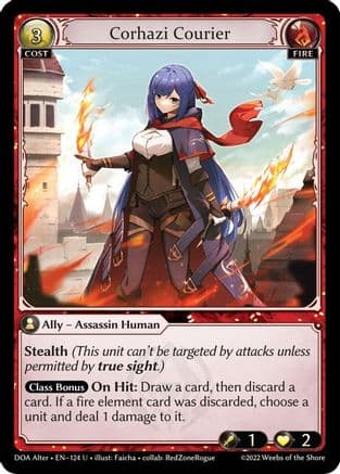 Corhazi Courier — Dawn of Ashes Alter Edition
