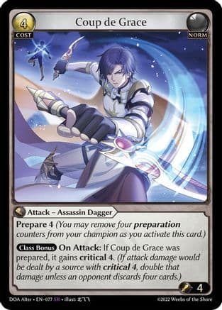 Coup de Grace — Dawn of Ashes Alter Edition