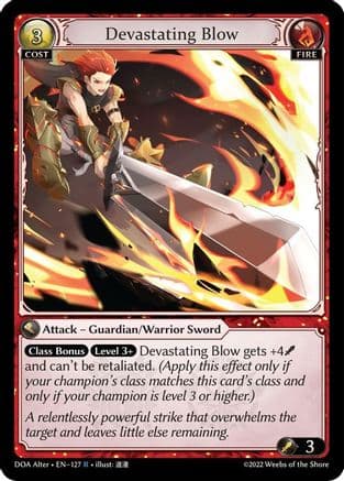 Devastating Blow — Dawn of Ashes Alter Edition