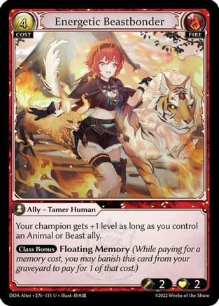 Energetic Beastbonder — Dawn of Ashes Alter Edition