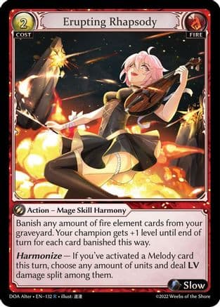 Erupting Rhapsody — Dawn of Ashes Alter Edition