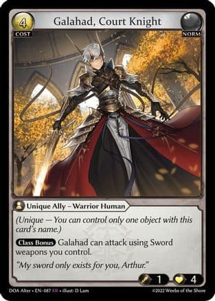 Galahad, Court Knight — Dawn of Ashes Alter Edition