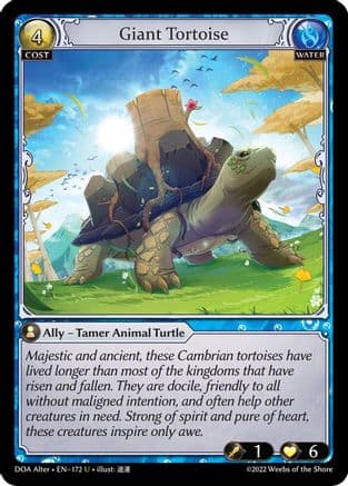 Giant Tortoise — Dawn of Ashes Alter Edition