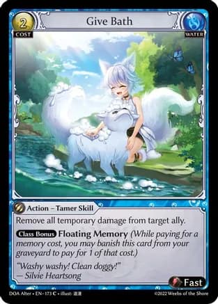 Give Bath — Dawn of Ashes Alter Edition