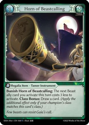 Horn of Beastcalling — Dawn of Ashes Alter Edition