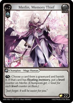 Merlin, Memory Thief — Dawn of Ashes Alter Edition