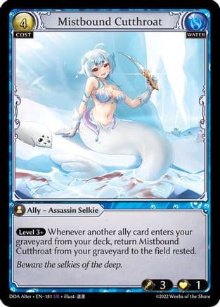 Mistbound Cutthroat — Dawn of Ashes Alter Edition