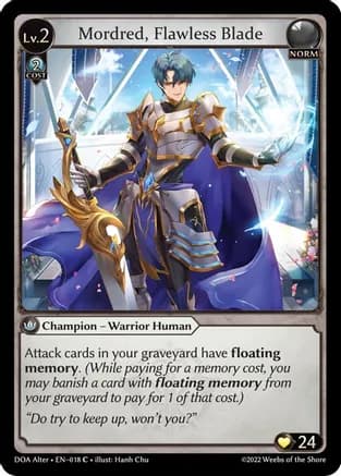 Mordred, Flawless Blade — Dawn of Ashes Alter Edition