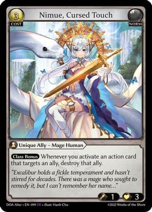 Nimue, Cursed Touch — Dawn of Ashes Alter Edition