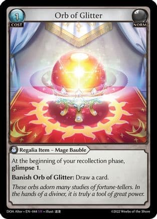 Orb of Glitter — Dawn of Ashes Alter Edition