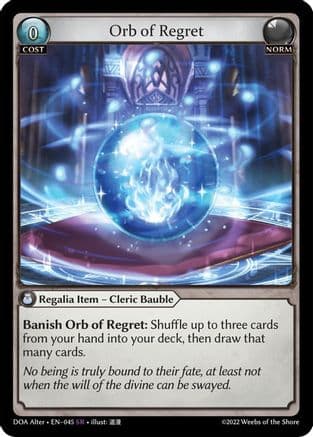 Orb of Regret — Dawn of Ashes Alter Edition