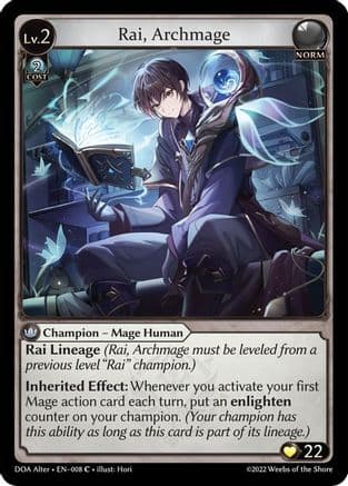 Rai, Archmage — Dawn of Ashes Alter Edition