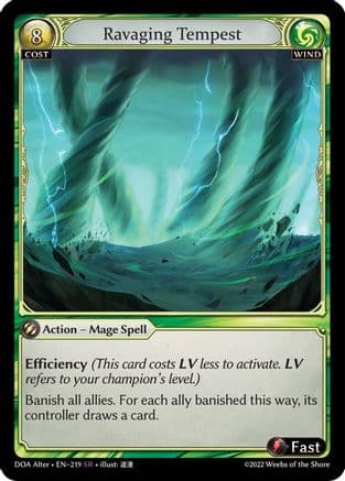 Ravaging Tempest — Dawn of Ashes Alter Edition