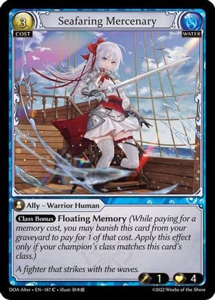 Seafaring Mercenary — Dawn of Ashes Alter Edition