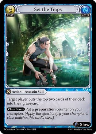 Set the Traps — Dawn of Ashes Alter Edition