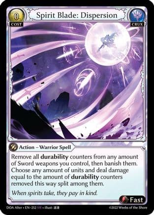 Spirit Blade: Dispersion — Dawn of Ashes Alter Edition
