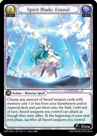Spirit Blade: Ensoul — Dawn of Ashes Alter Edition