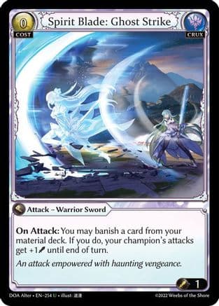Spirit Blade: Ghost Strike — Dawn of Ashes Alter Edition