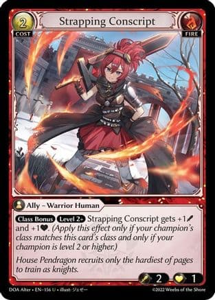 Strapping Conscript — Dawn of Ashes Alter Edition