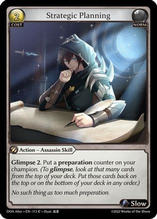 Strategic Planning — Dawn of Ashes Alter Edition