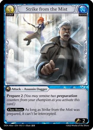 Strike from the Mist — Dawn of Ashes Alter Edition