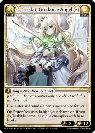 Triskit, Guidance Angel — Dawn of Ashes Alter Edition